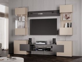 Гостиная Фэнтези (кашемир/графит) в Черепаново - cherepanovo.mebel-nsk.ru | фото
