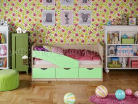 Кровать детская Бабочки 1,8 м в Черепаново - cherepanovo.mebel-nsk.ru | фото