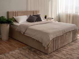 Кровать двуспальная 1,4м с подъем. мех. Леванте в Черепаново - cherepanovo.mebel-nsk.ru | фото