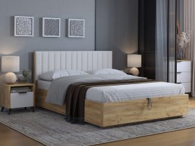 Кровать двуспальная 1,6м Юлия в Черепаново - cherepanovo.mebel-nsk.ru | фото