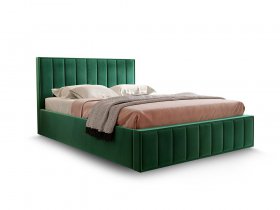 Кровать мягкая 1,6 Вена стандарт, вар.1 в Черепаново - cherepanovo.mebel-nsk.ru | фото