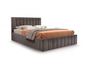 Кровать мягкая 1,6 Вена стандарт, вар.3 в Черепаново - cherepanovo.mebel-nsk.ru | фото