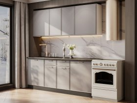 Кухонный гарнитур «Адель» 2,0м (нео) в Черепаново - cherepanovo.mebel-nsk.ru | фото