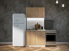 Кухонный гарнитур Ронда 1,0 м в Черепаново - cherepanovo.mebel-nsk.ru | фото