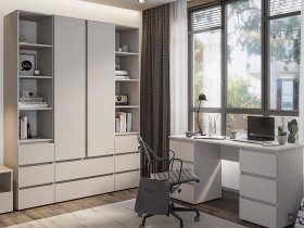 Модульная детская Люмо (кашемир) в Черепаново - cherepanovo.mebel-nsk.ru | фото
