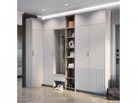 Модульная прихожая Пандора (кашемир/MF03) в Черепаново - cherepanovo.mebel-nsk.ru | фото