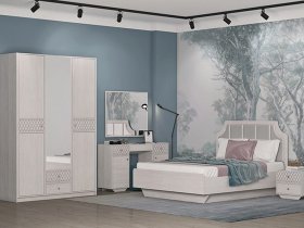 Модульная спальня Лоренцо в Черепаново - cherepanovo.mebel-nsk.ru | фото