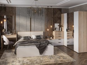 Модульная спальня Норд в Черепаново - cherepanovo.mebel-nsk.ru | фото