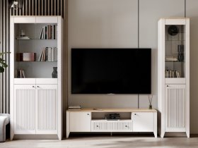 Модульная стенка Валенсия в Черепаново - cherepanovo.mebel-nsk.ru | фото