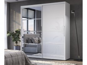 Шкаф-купе Крафт-6 2,0м (белый) в Черепаново - cherepanovo.mebel-nsk.ru | фото