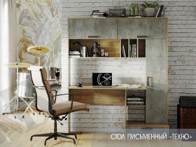 Стол письменный  Техно в Черепаново - cherepanovo.mebel-nsk.ru | фото
